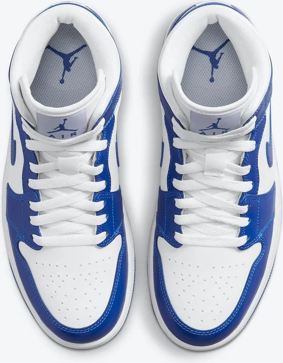 Nike Air Jordan 1 Mid BQ6472-104 - Maat 39 - Blauw - afbeelding 5 van 6