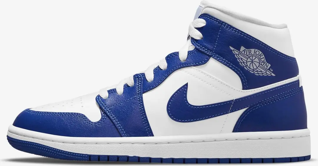 Nike Air Jordan 1 Mid BQ6472-104 - Maat 39 - Blauw - afbeelding 2 van 6