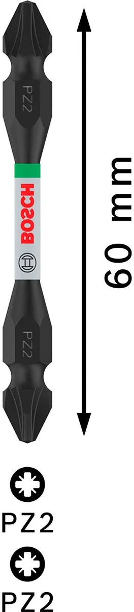 Bosch Professional Slagschroevendraaierbit dubbele bladen - afbeelding 5 van 5