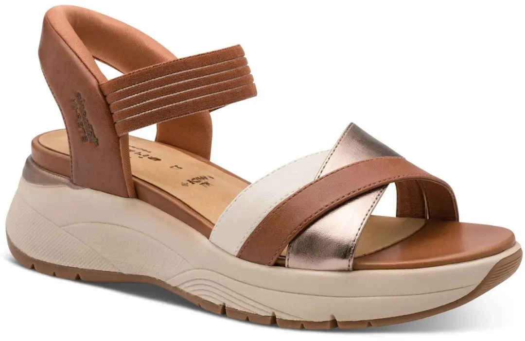 Tamaris WIDE FIT Dames Sandaaltje 8-88740-46 396 H-breedte Maat: 38 EU