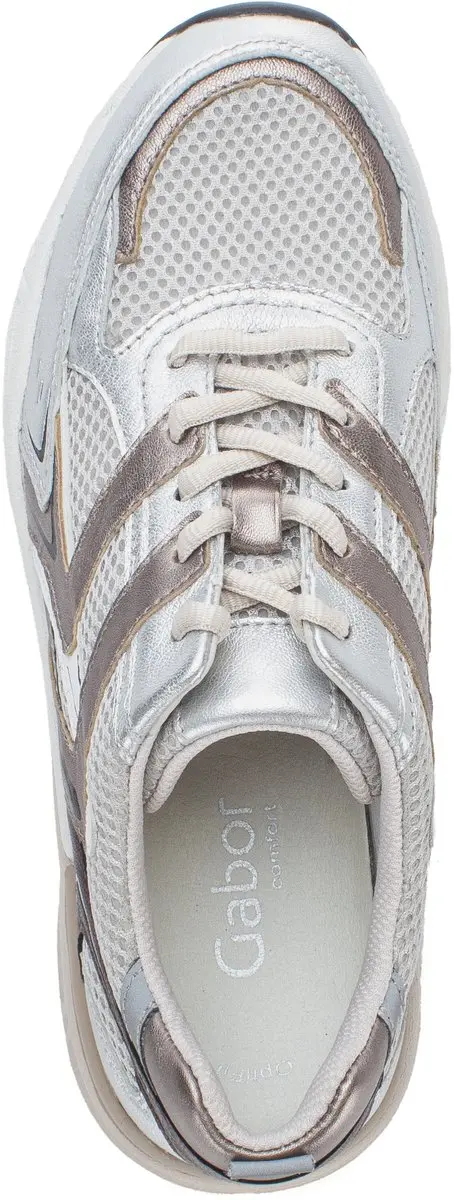 Gabor Sneakers Laag - Zilver - afbeelding 5 van 6
