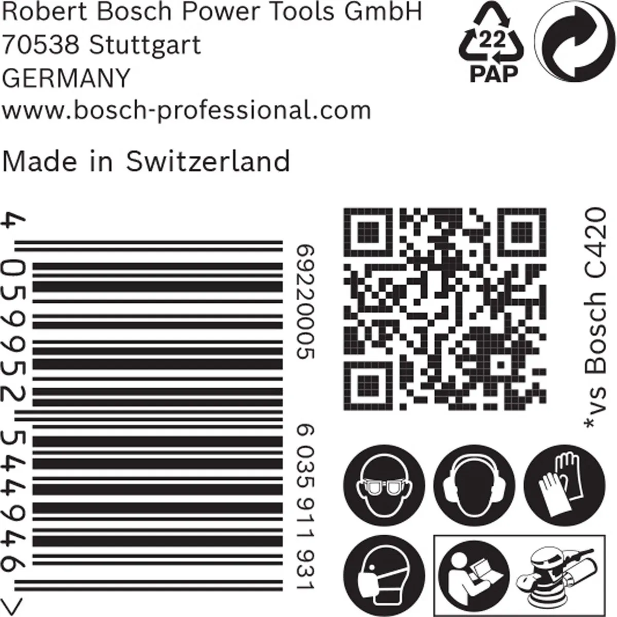 Bosch Professional 50x Expert C470 Schuurpapier - afbeelding 6 van 6