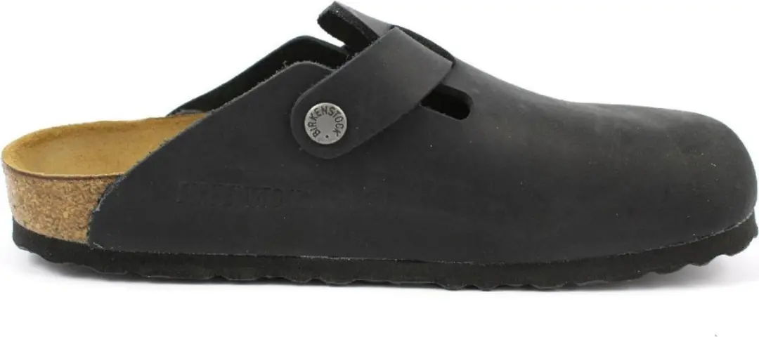 Birkenstock Boston FL Narrow Unisex Clogs - Maat 36 - Zwart - afbeelding 3 van 6