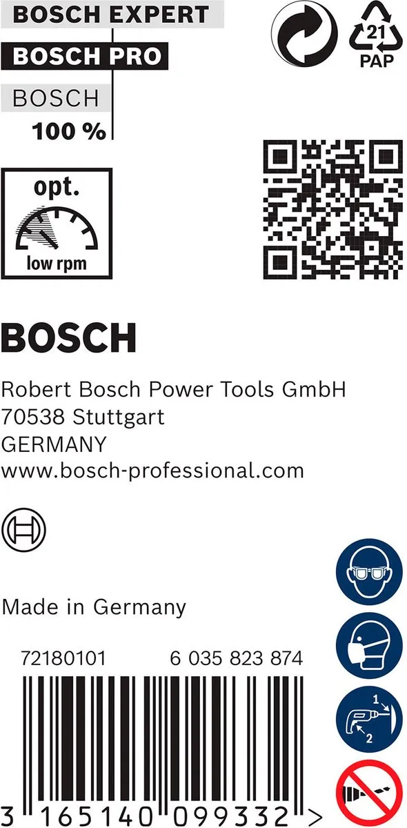 Bosch Professional BEKISTINGSB 22X400 Bekistingsboor - 22mm - Hout