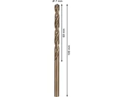 Bosch Professional ST. LINE 7,0mm HSS-CO Boormachineboren - 10 Stuks