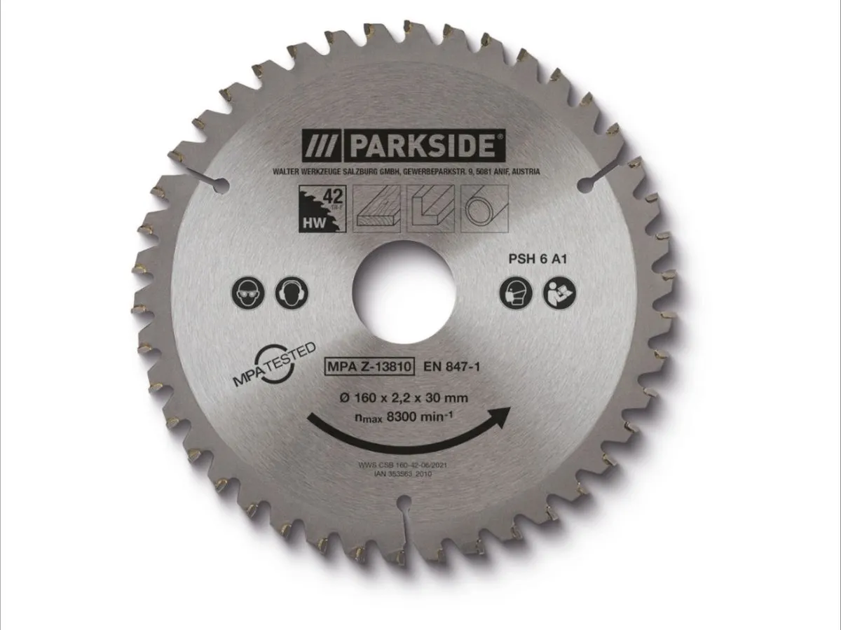 Parkside Cirkelzaagblad 160mm 42 Tanden