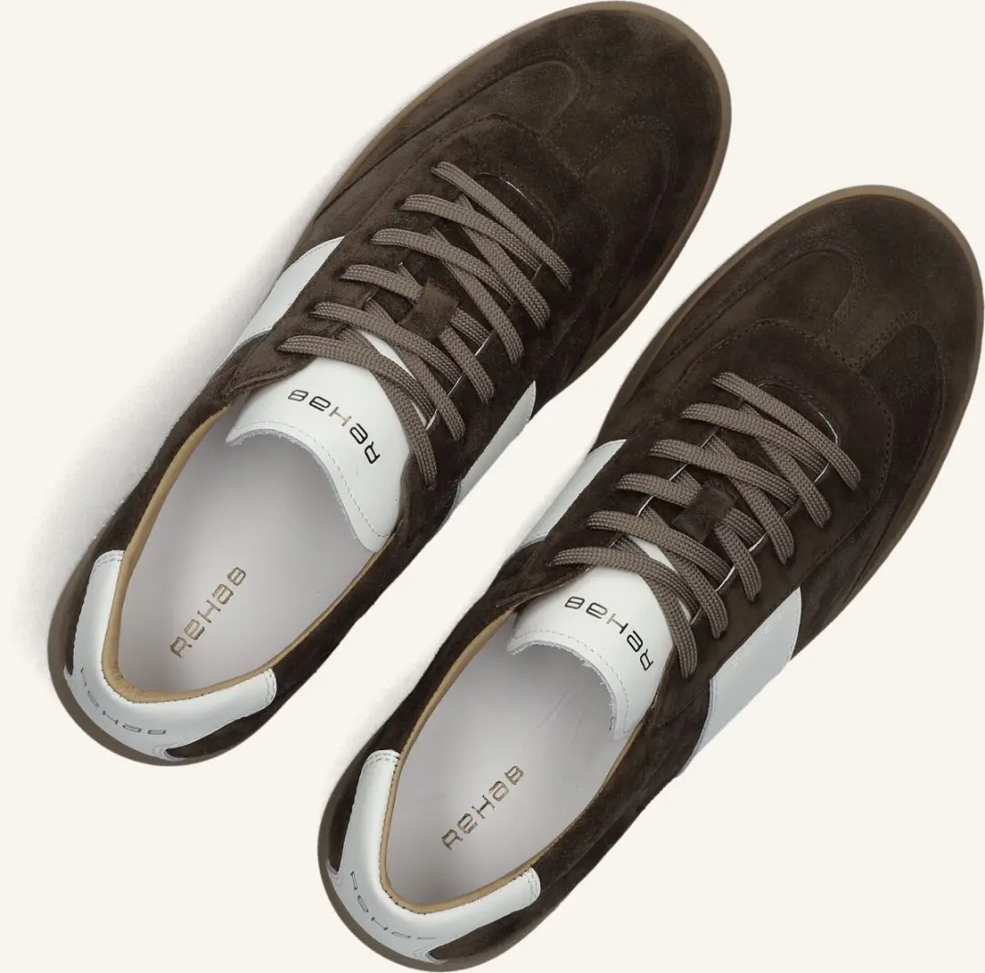 Rehab Zack Heren Sneakers - Bruin - Maat 47 - afbeelding 2 van 6