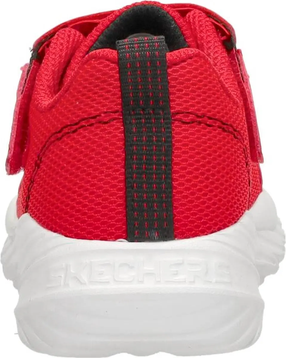 Skechers Nitro Sprint Klittenband Sneakers - Rood - afbeelding 6 van 6