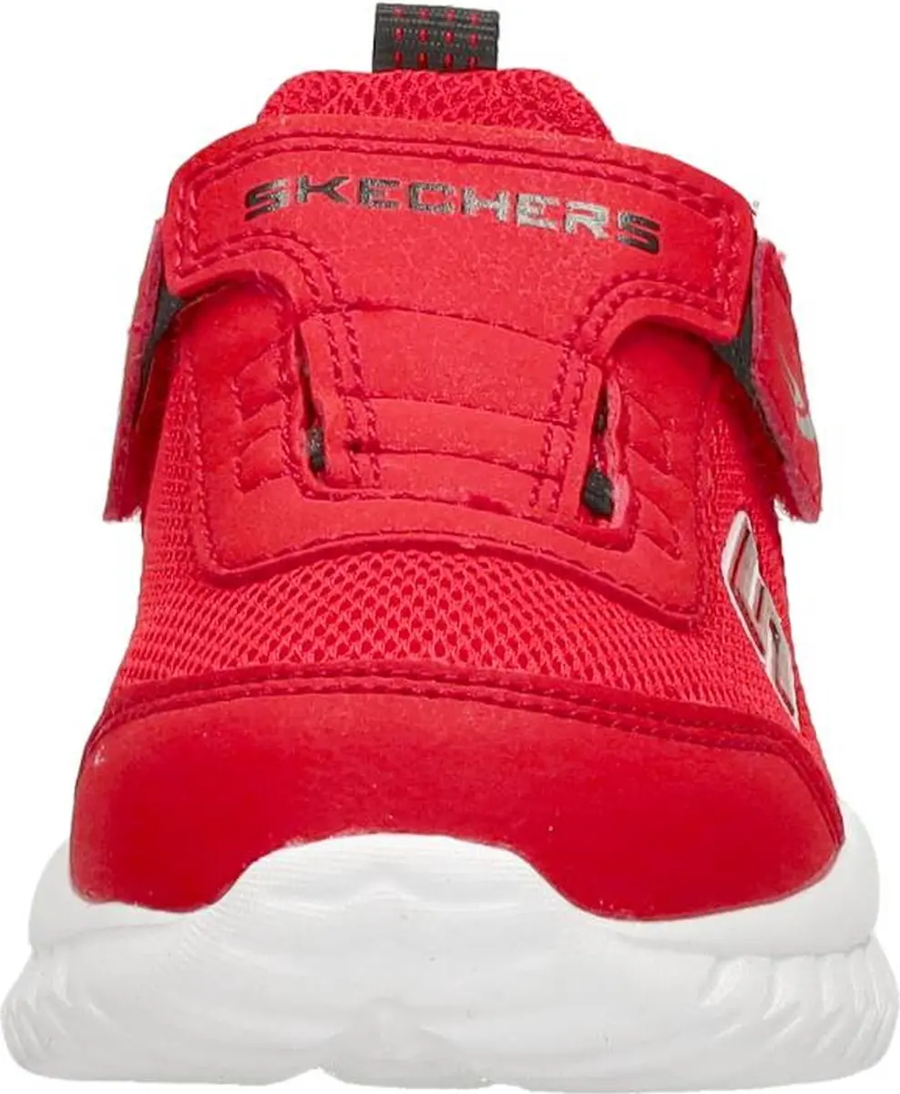 Skechers Nitro Sprint Klittenband Sneakers - Rood - afbeelding 3 van 6
