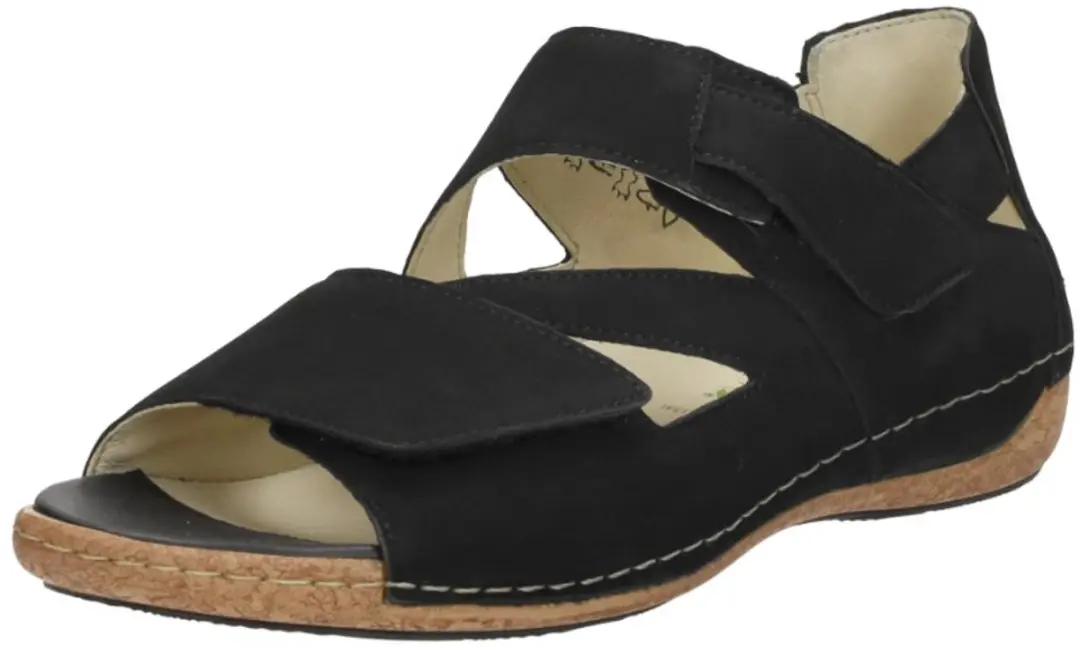 Waldlaufer Heliett Sandalen Plat - zwart - Maat 42 - afbeelding 3 van 6