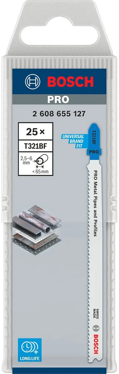 Bosch Professional T321BF Metaalzaagblad 132mm