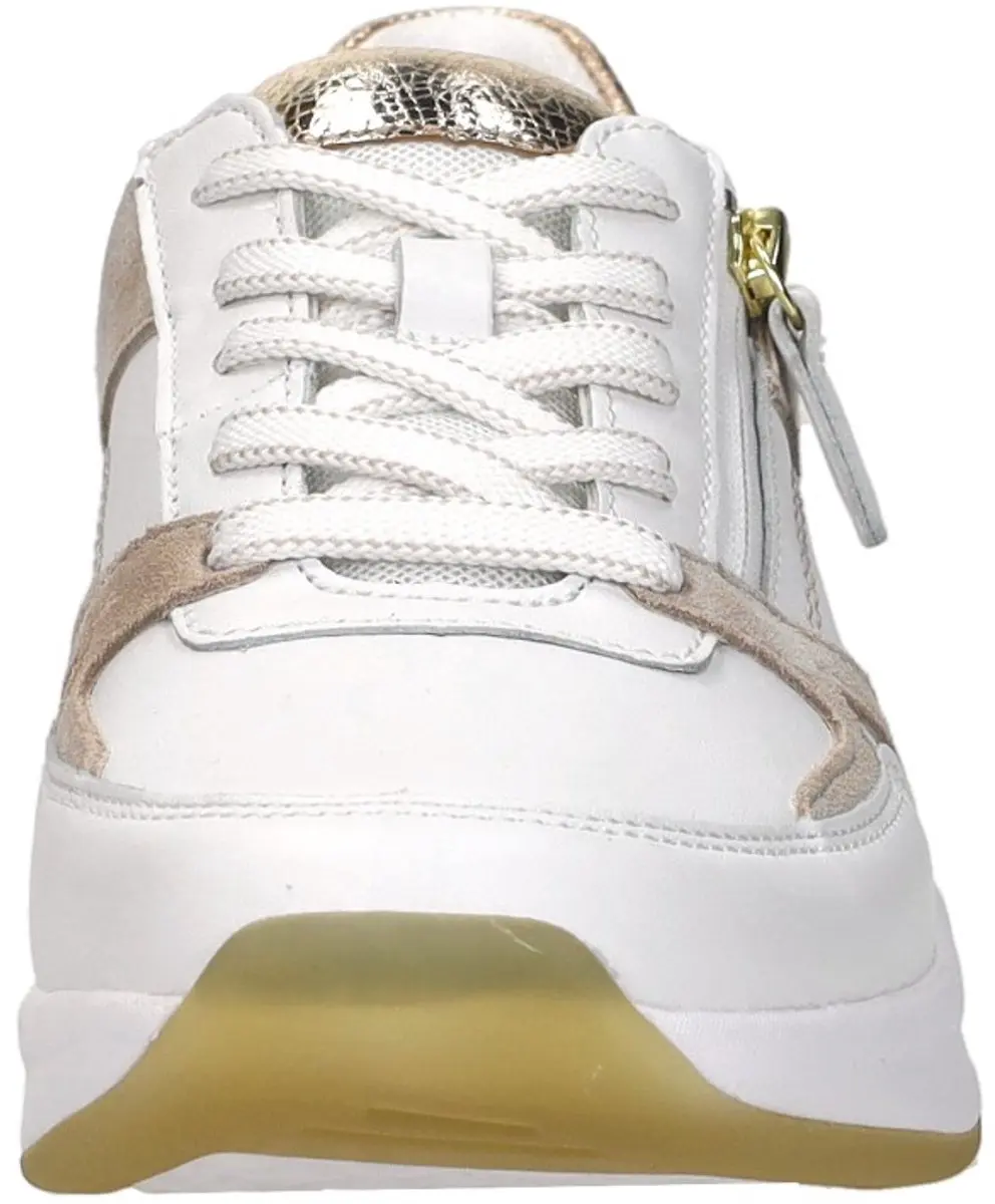 Gabor Rollingsoft Sneakers Leer - Wit - 36.5 - afbeelding 3 van 6