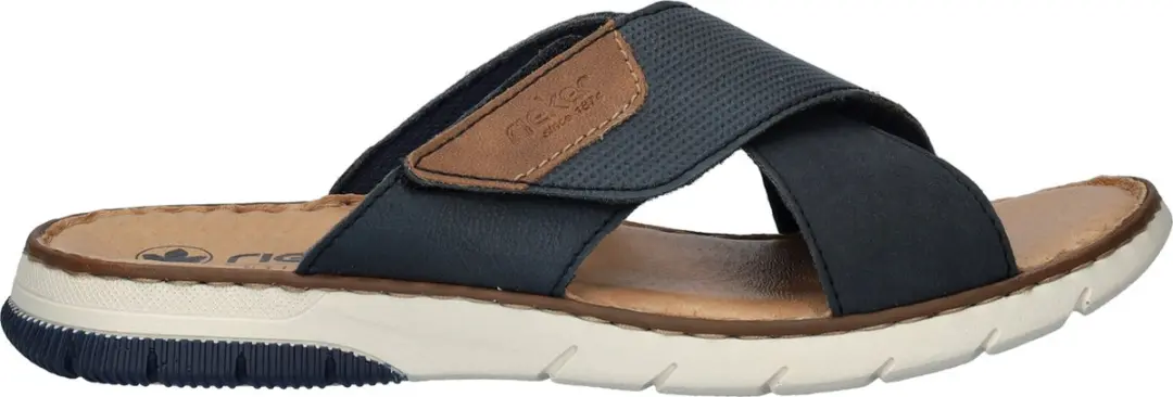 Rieker 17141850 Heren Blauwe Badslipper