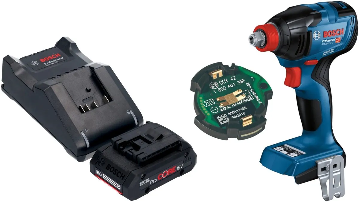 Bosch Professional GDX 18V-210 C Slagmoersleutel 210Nm - Brushless - afbeelding 2 van 6