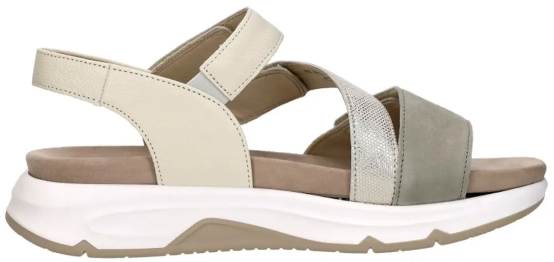 Gabor Rollingsoft Sandalen Plat - mint - Maat 44