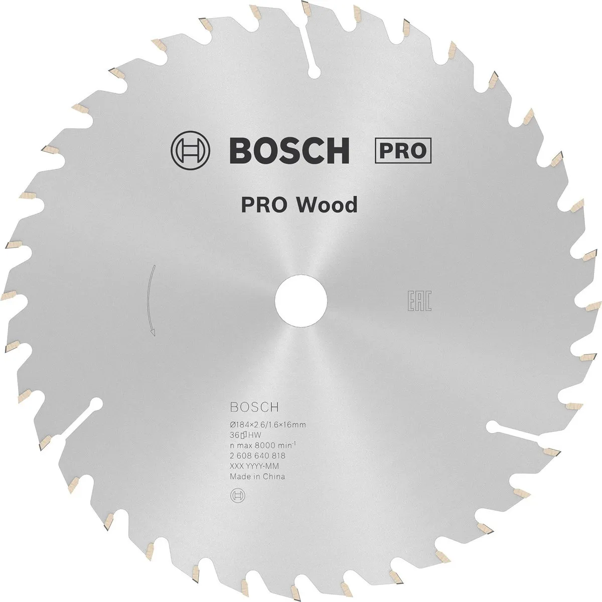 Bosch Professional Cirkelzaagblad Optiline 184mm