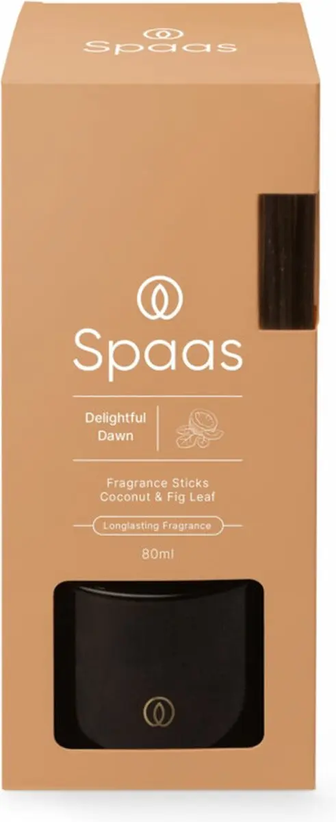 Spaas Geurstokjes Kokosmelk & Vijgenblad 80ml - Wit - afbeelding 5 van 6