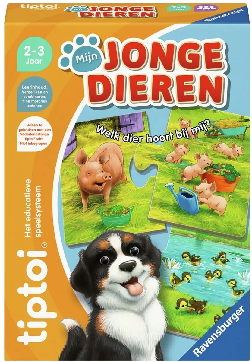 Ravensburger tiptoi Mijn Jonge Dieren 2184 - Interactief spel