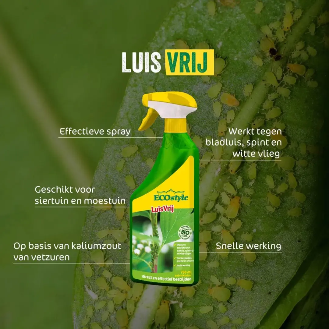 ECOstyle LuisVrij Bladluizenbestrijdingsmiddel 750ml - afbeelding 4 van 6