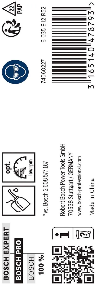 Bosch Professional ST. LINE 15.0mm HSS-G Boor - 4 Stuks