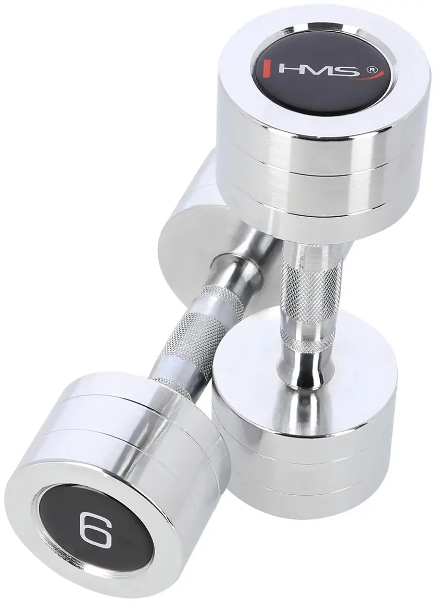 HMS Chroom Dumbbell Set 2x6 kg - Multi - afbeelding 4 van 6