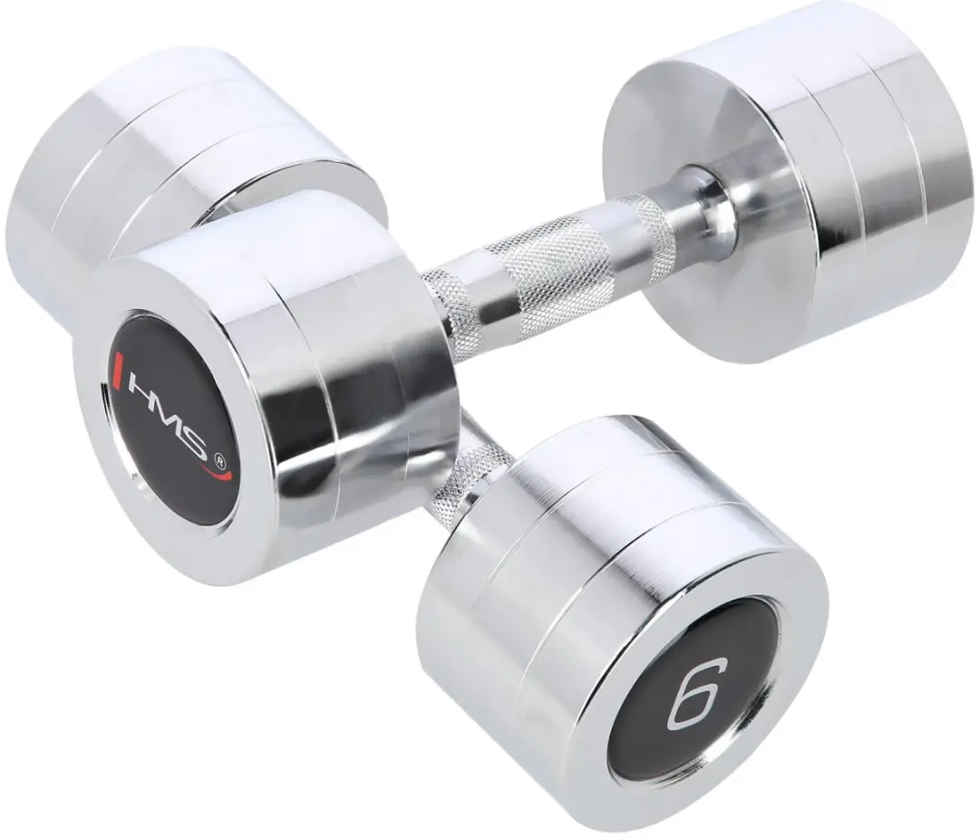 HMS Chroom Dumbbell Set 2x6 kg