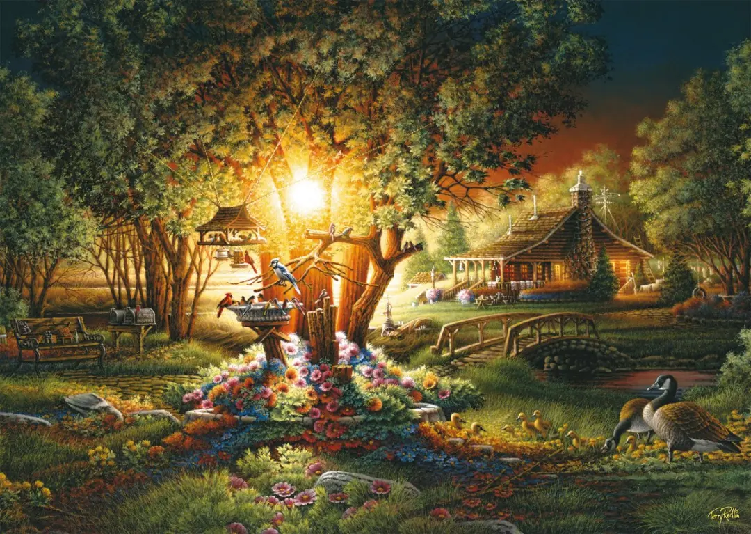 Schmidt Spiele Magnificent Spring Glow Legpuzzel 1000 Stuks