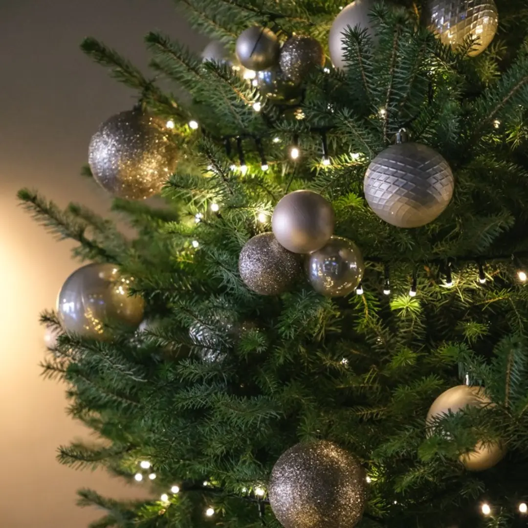 Decoris Kerstballenset Parelmoer - 100 Stuks - afbeelding 5 van 6