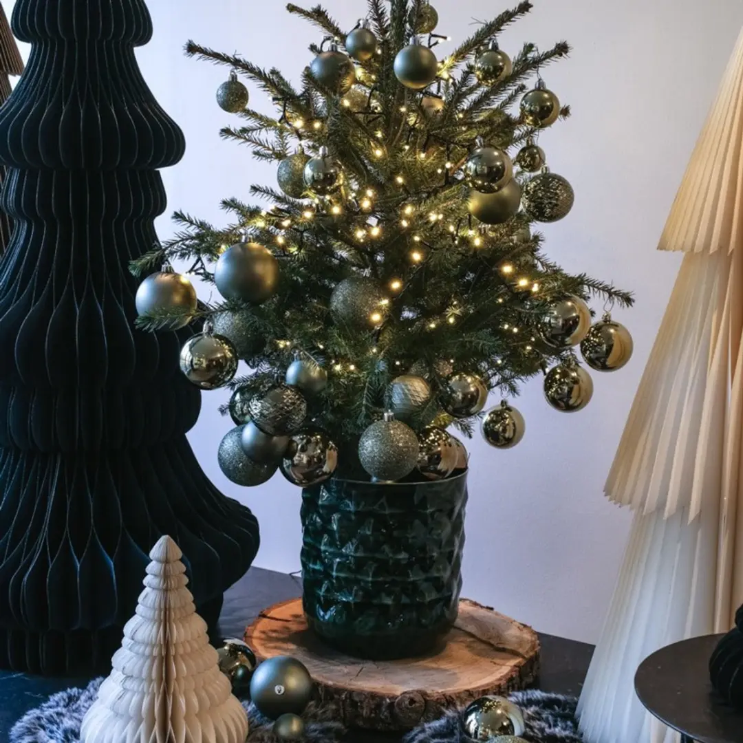 Decoris Kerstballenset Lichtgroen - 100 Stuks - afbeelding 6 van 6
