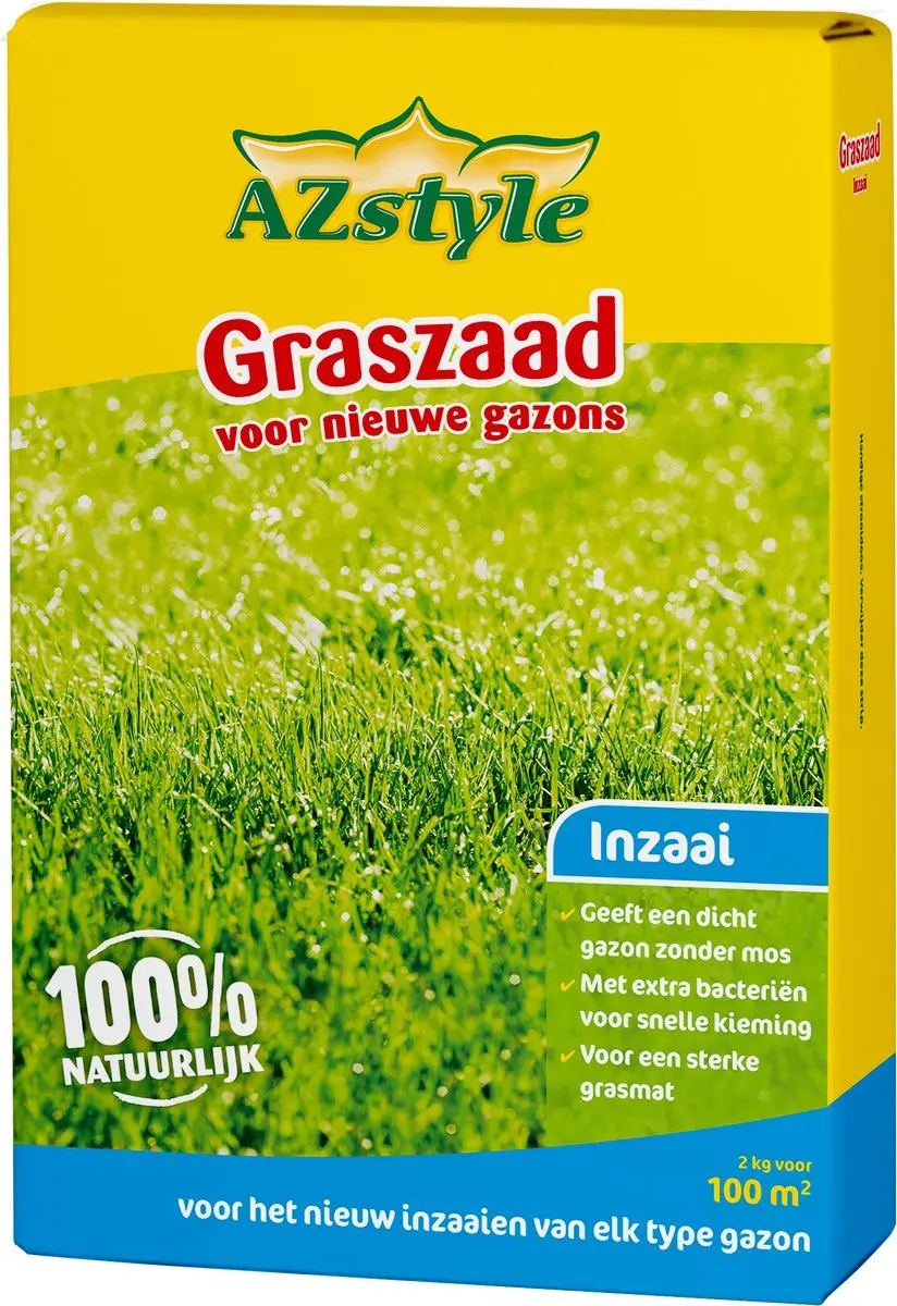 ECOstyle AZstyle Graszaad Inzaai 2KG - Speel & Siergazons - afbeelding 5 van 5