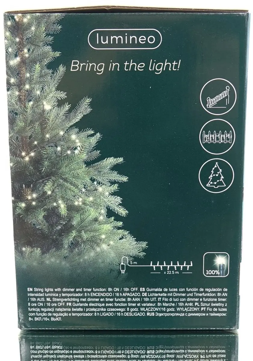 Lumineo Compact Rice Lights 1000L 22.5m Warm Wit