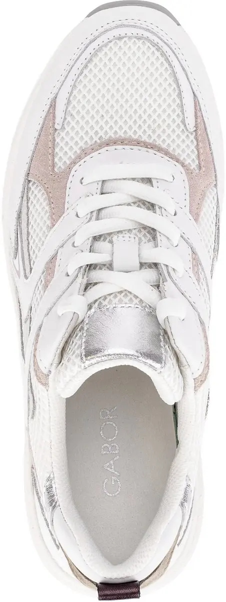Gabor Dames Sneakers Laag - Wit - Maat 37½ - afbeelding 6 van 6
