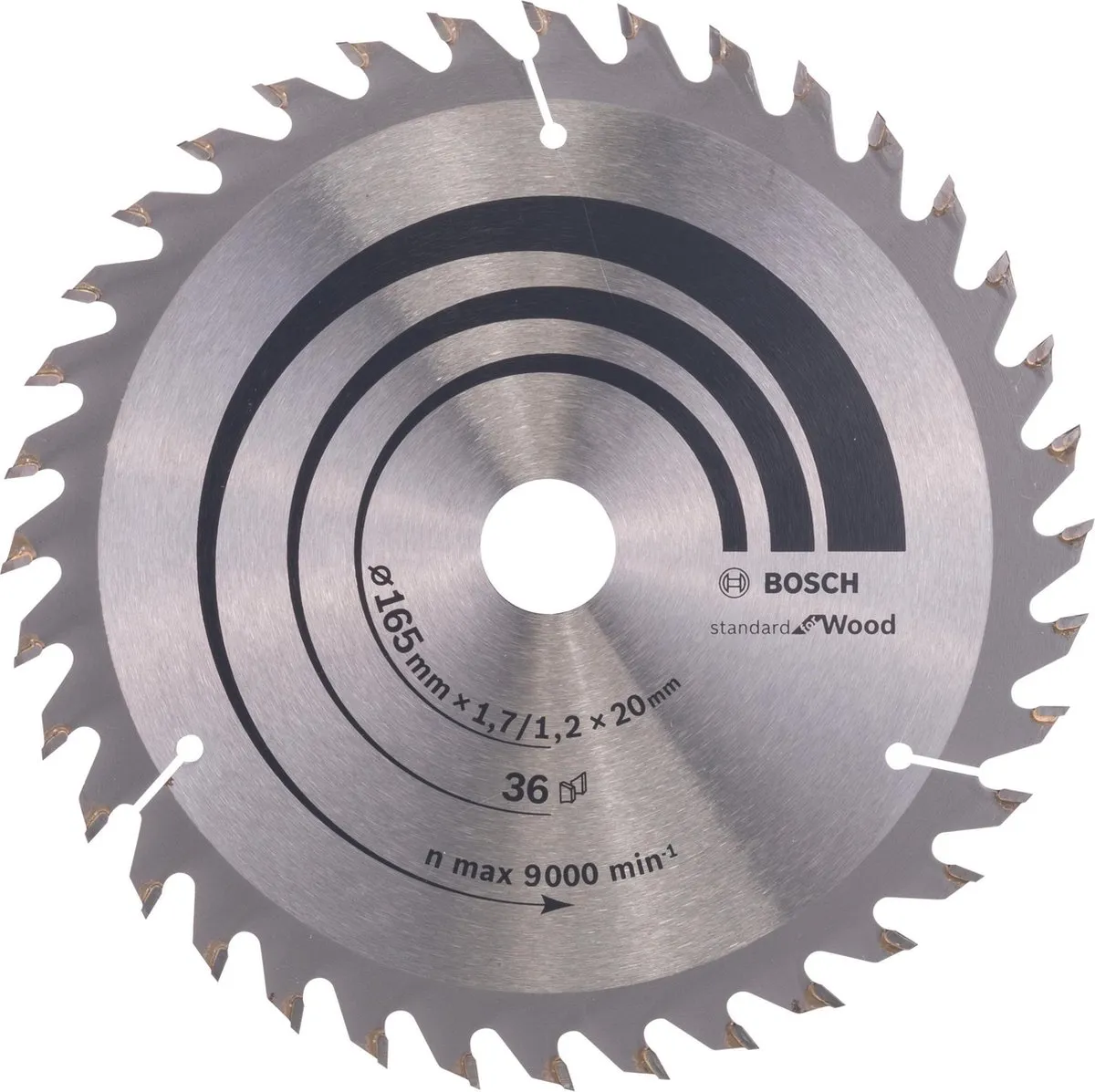 Bosch Professional CIRKZB STANDARD WOOD Zaagblad 165mm