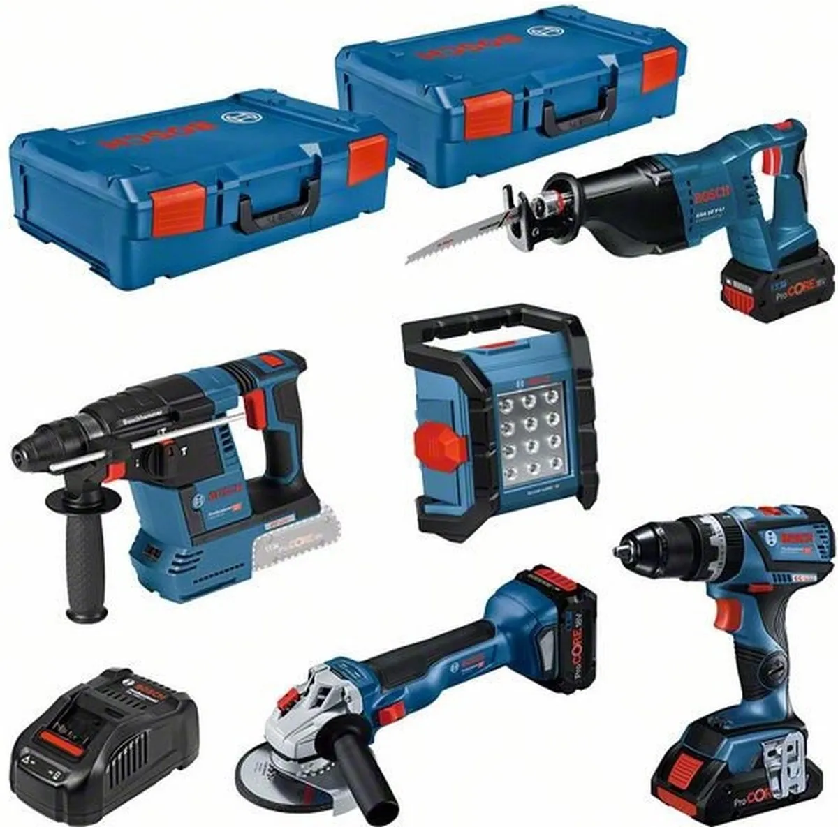 Bosch Professional 18V Accu Toolkit 5-delig