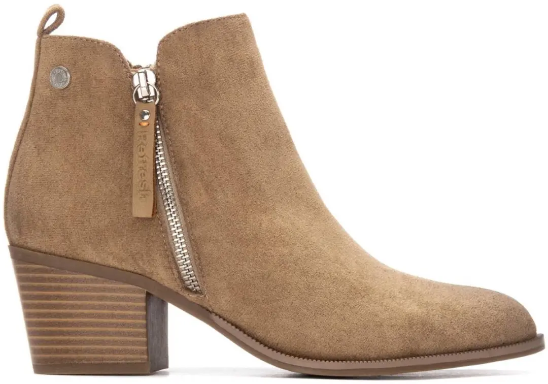 Refresh 173180 Booties Met Hak Beige EU 39 Vrouw