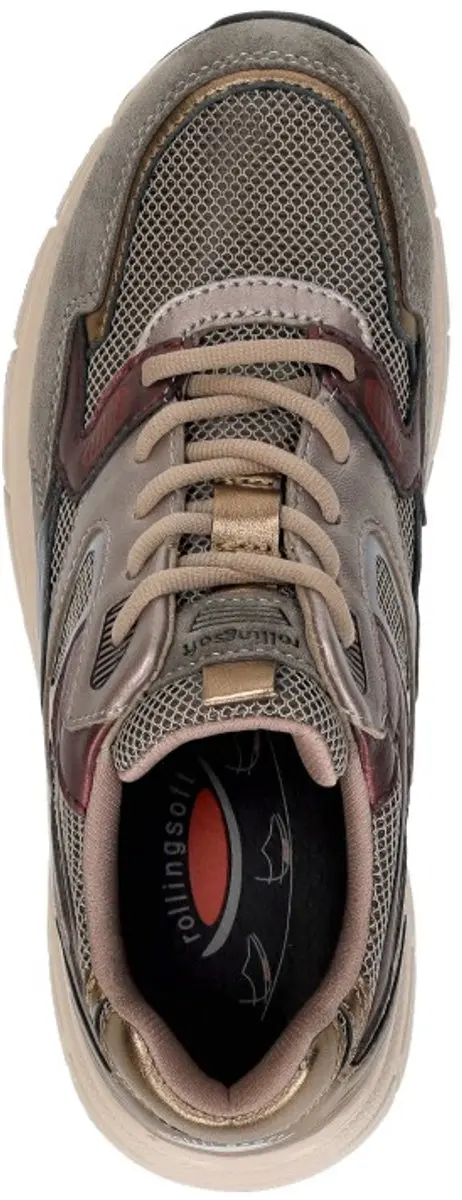 Gabor Rollingsoft Sneakers Laag - Taupe - 44 - afbeelding 6 van 6