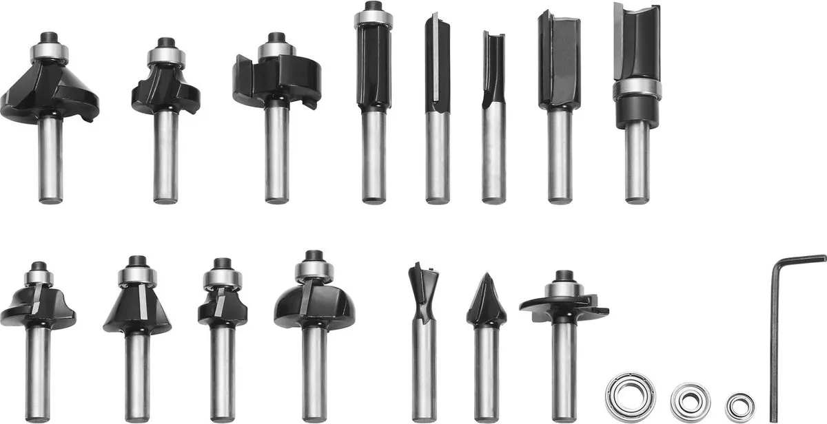 PARKSIDE Performance Freesbitset 15-delig 8mm