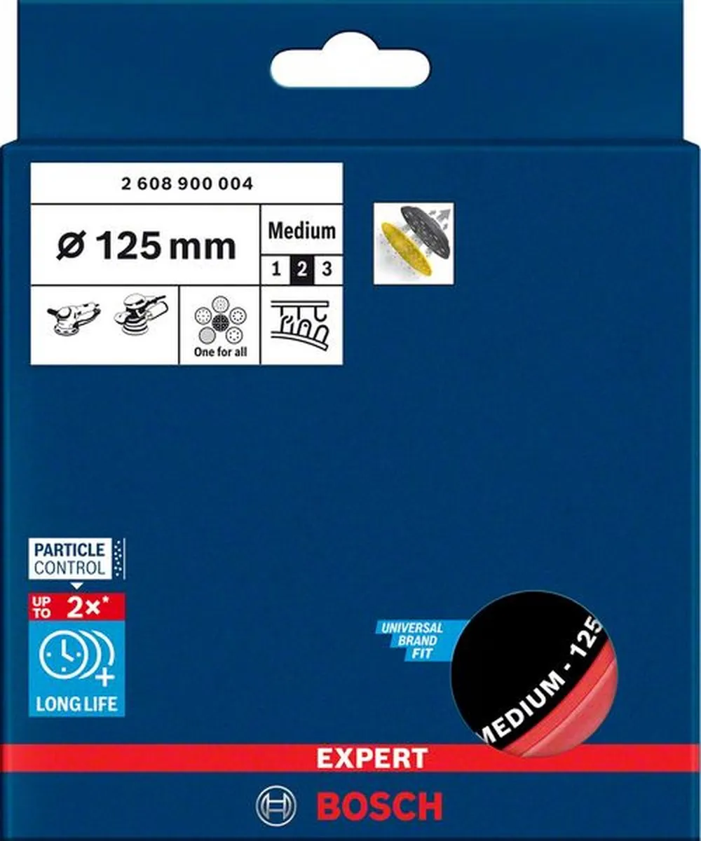 Bosch Professional EXPERT Multihole Steunschijf 125mm Medium