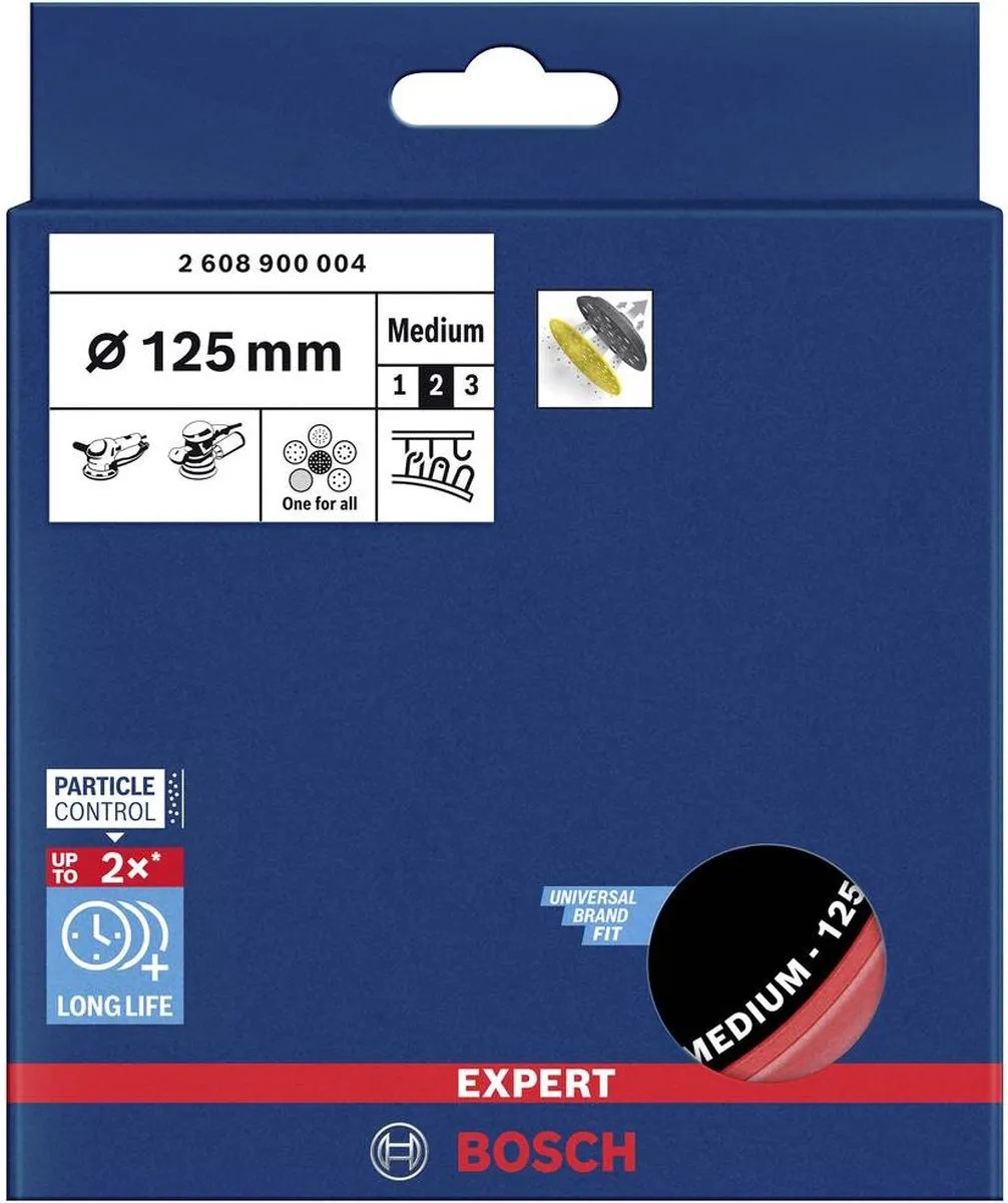 Bosch Professional EXPERT Multihole Steunschijf 125mm Medium