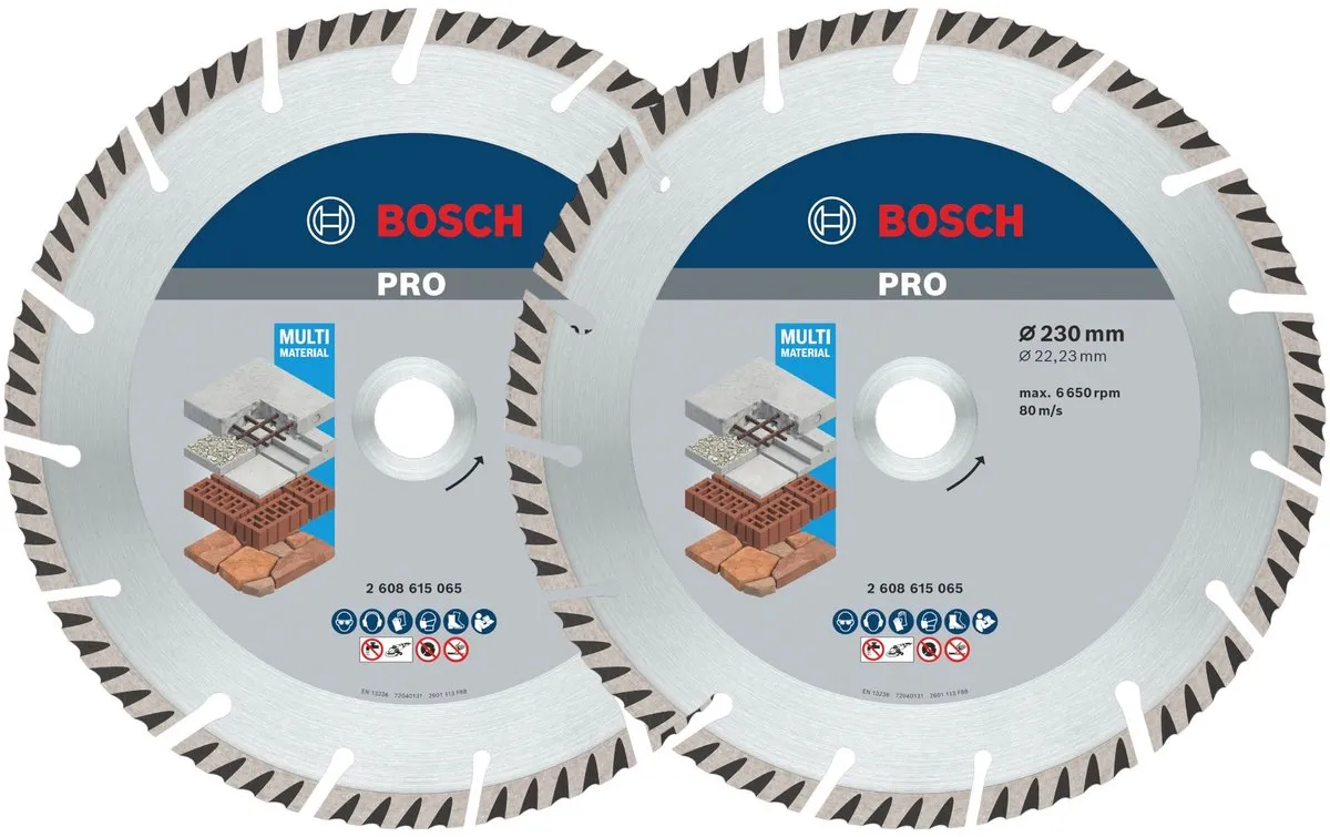 Bosch Professional Multi Material Diamant Doorslijpschijf 230mm