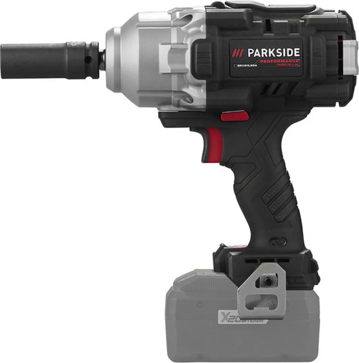 Parkside PAPS 20V Accu-slagmoersleutel - 1898 Nm - 3 Dopsleutels