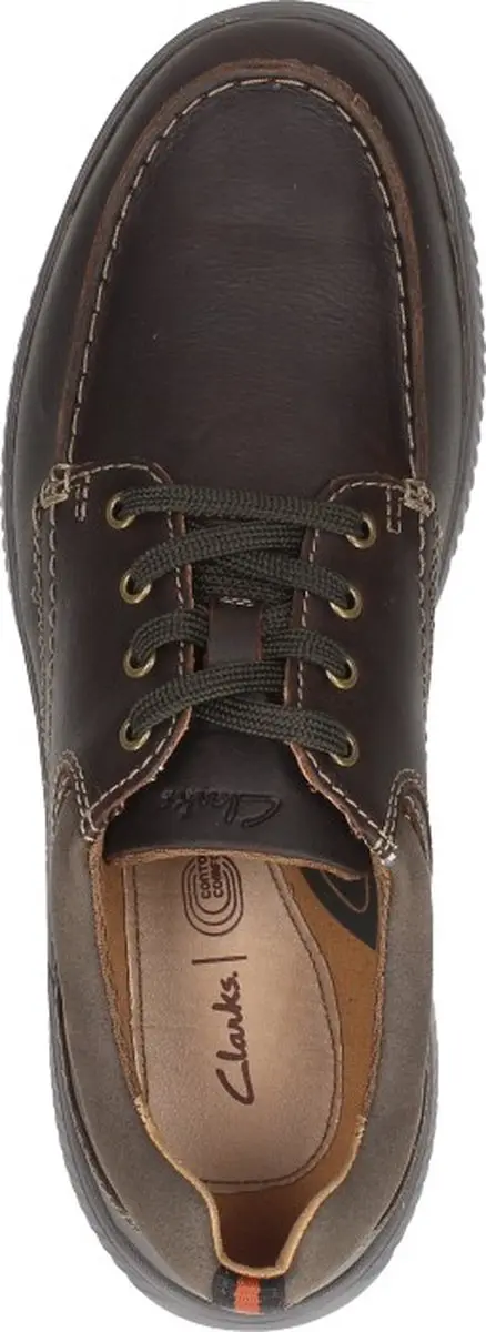 Clarks Donaway Edge Veterschoenen - Donkerbruin - Maat 42.5