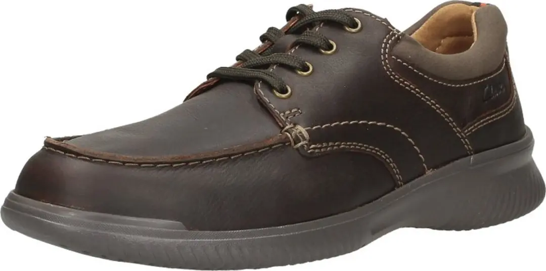 Clarks Donaway Edge Veterschoenen - Donkerbruin - Maat 42.5