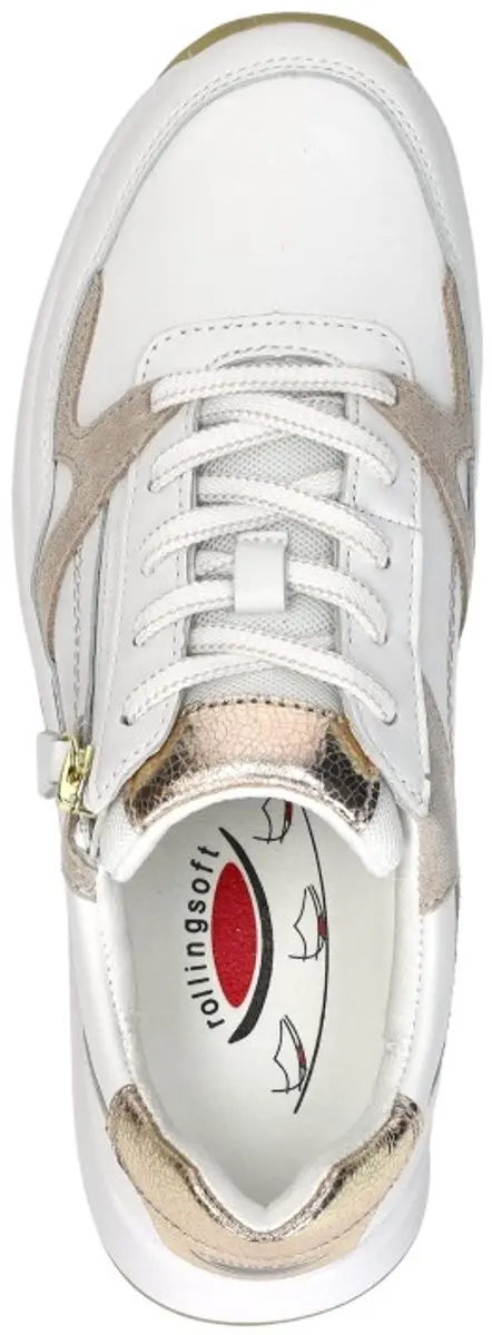 Gabor Rollingsoft Veterschoenen - Maat 44 - Wit