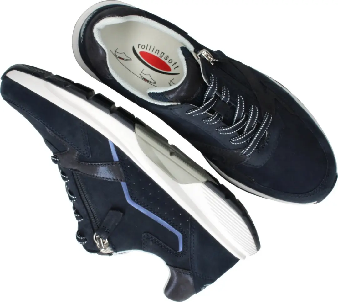 Gabor Rollingsoft Sneakers - Dames - Blauw - afbeelding 5 van 6
