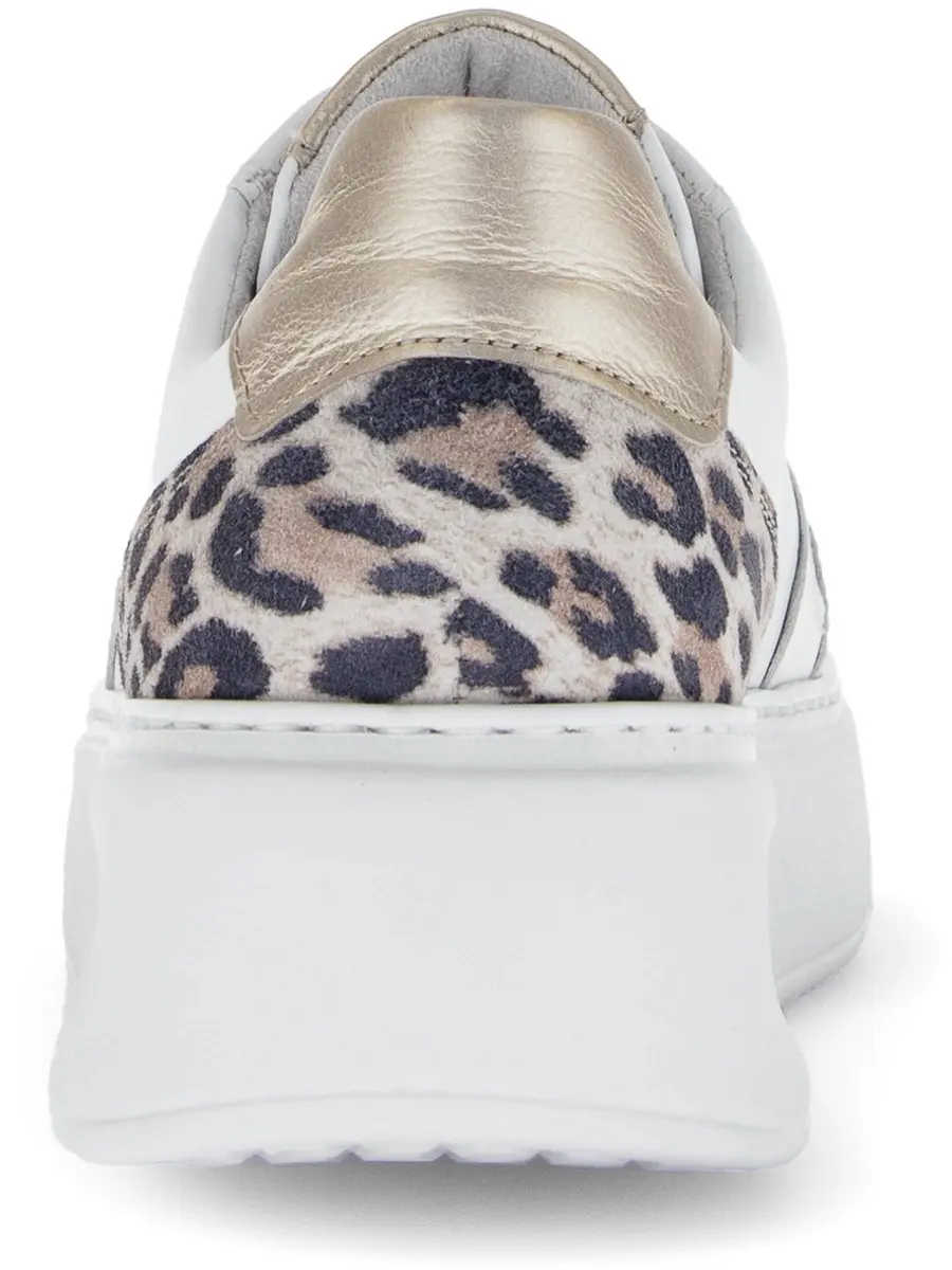 Gabor Leopard Sneakers Leer - Wit - Maat 38 - afbeelding 6 van 6