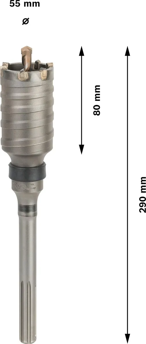 Bosch Professional SDS max-5 Core Cutter F00Y145192 - Beton 55mm