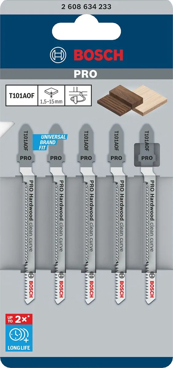 Bosch Professional DECOUPEERZB T101AOF 5 - Zaagbladen - 5 Stuks
