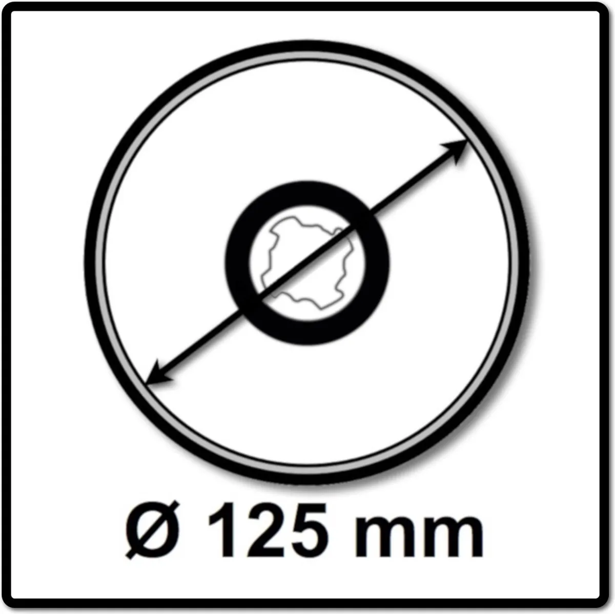 Bosch Professional X-LOCK 125x1mm Doorslijpschijf INOX - Metaal