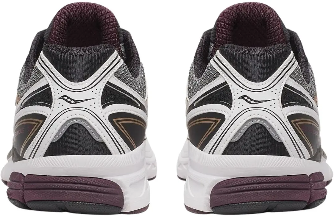 Saucony Guide 7 Sneakers - 45 - Donkergrijs/Zwart/Wit/Bruin - afbeelding 3 van 6